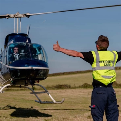 Helicopter Buzz Flight - Thumbs Up Helicopter Buzz Flight - Thumbs Up